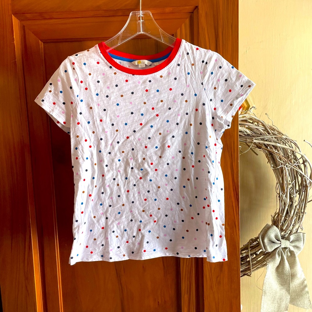 Boden polka dot tee